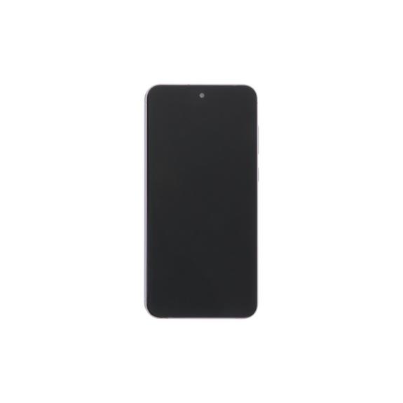 Pantalla Para Samsung Galaxy A55 con marco en color lavanda