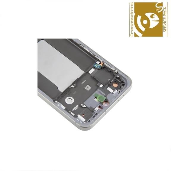 Pantalla Para Samsung Galaxy A56 5G Marco Gris SERVICE PACK
