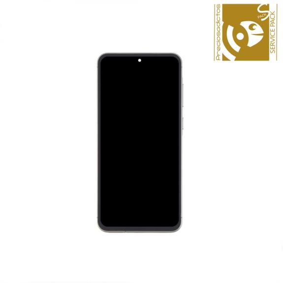 Pantalla Para Samsung Galaxy A56 5G Marco Gris SERVICE PACK