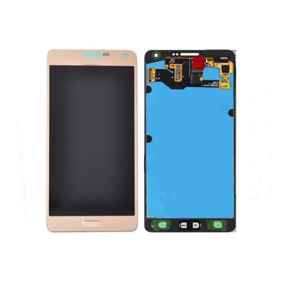 Pantalla para Samsung Galaxy A7 2015 dorado sin marco