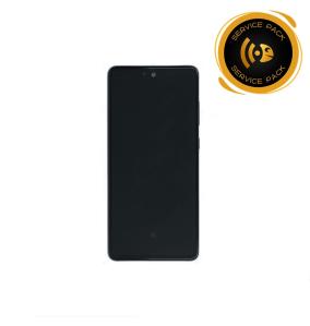 Pantalla para Samsung Galaxy A72 / 5G marco violeta SERVICE PACK