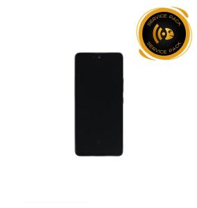 Pantalla para Samsung Galaxy A73 5G con marco negro service pack