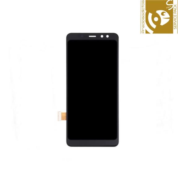 Pantalla para Samsung Galaxy A8 2018 /A5 2018 negro SERVICE PACK