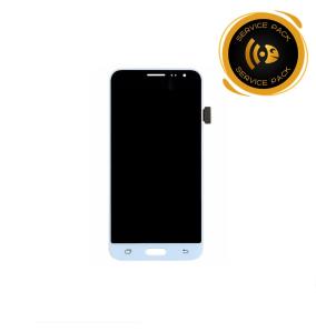 Pantalla para Samsung Galaxy J3 2016 blanco SERVICE PACK