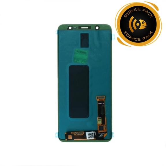 Pantalla para Samsung Galaxy J8 2018 negro SERVICE PACK