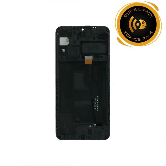 Pantalla para Samsung Galaxy M10 con marco negro SERVICE PACK