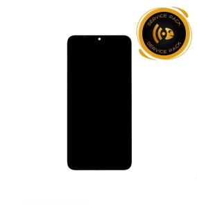 Pantalla para Samsung Galaxy M10 con marco negro SERVICE PACK