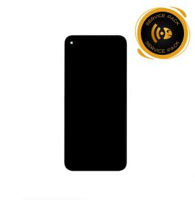 Pantalla para Samsung Galaxy M11 negro con marco SERVICE PACK