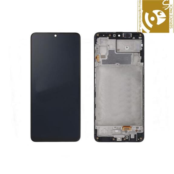 Pantalla para Samsung Galaxy M22/F22 marco negro SERVICE PACK