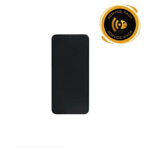 Pantalla para Samsung Galaxy M23 5G negro con marco SERVICE PACK