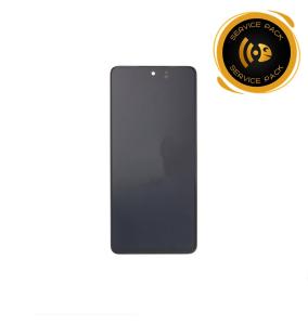 Pantalla  para Samsung Galaxy M52 5G marco negro SERVICE PACK