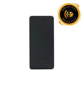 Pantalla para Samsung Galaxy M55 5G con marco SERVICE PACK