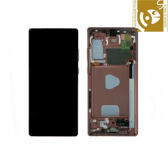 Pantalla para Samsung Galaxy Note 20 / 5G rosado SERVICE PACK