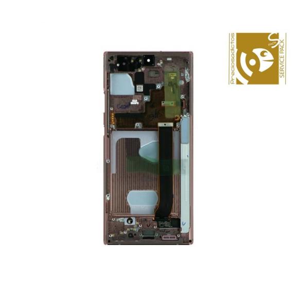 Pantalla para Samsung Galaxy Note 20 Ultra bronce SERVICE PACK