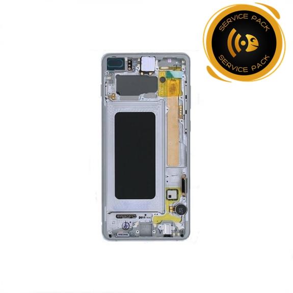 Pantalla para Samsung Galaxy S10 Plus blanco SERVICE PACK