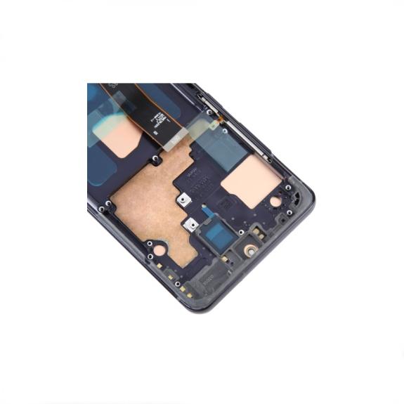 Pantalla para Samsung Galaxy S20 Ultra 4G con marco negro OLED
