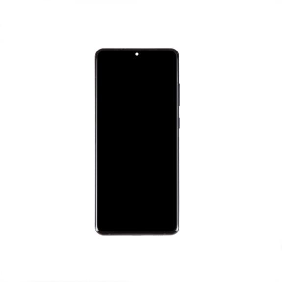 Pantalla para Samsung Galaxy S20 Ultra 4G con marco negro OLED