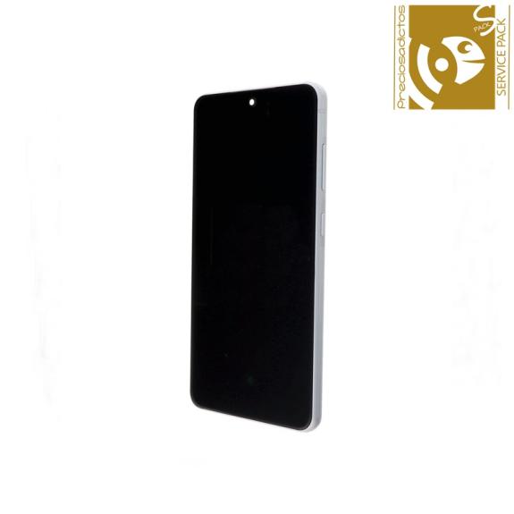 Pantalla para Samsung Galaxy S21 FE blanco SERVICE PACK