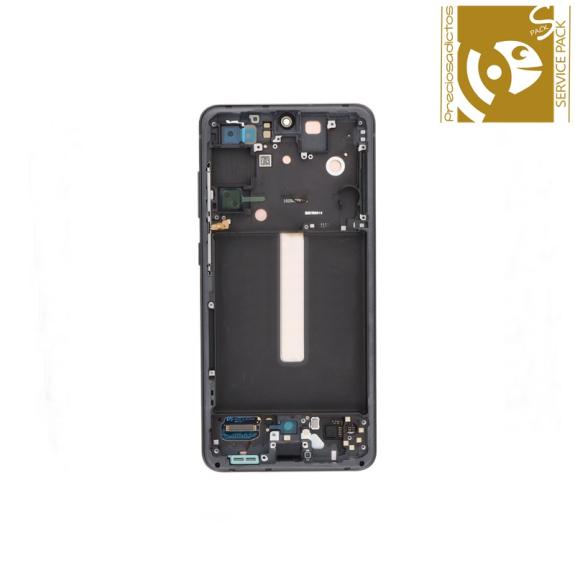 Pantalla para Samsung Galaxy S21 FE gris SERVICE PACK