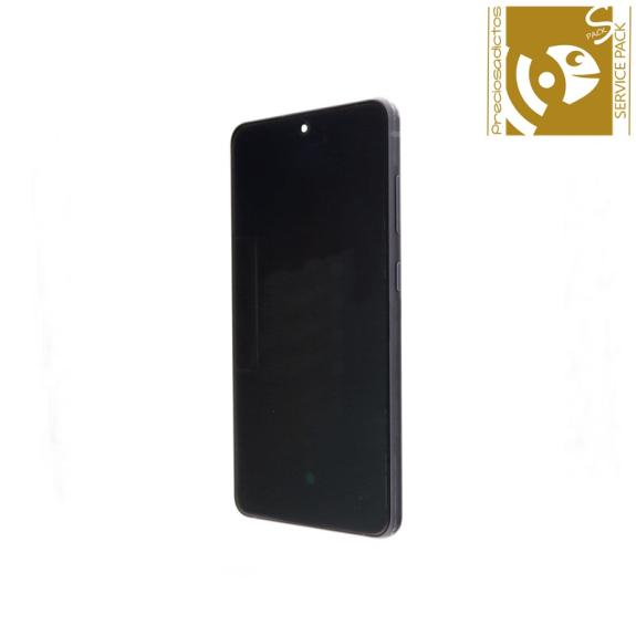 Pantalla para Samsung Galaxy S21 FE gris SERVICE PACK