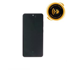 Pantalla para Samsung Galaxy S21 FE gris SERVICE PACK