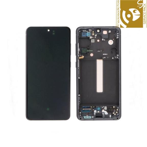 Pantalla para Samsung Galaxy S21 FE gris SERVICE PACK