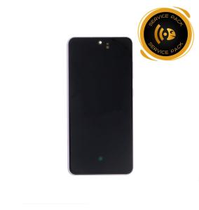 Pantalla para Samsung Galaxy S21 FE violeta SERVICE PACK