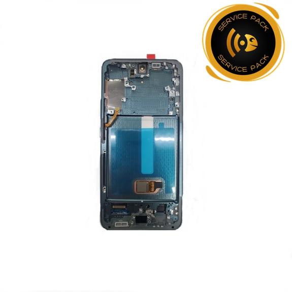Pantalla para Samsung Galaxy S22 con marco verde SERVICE PACK