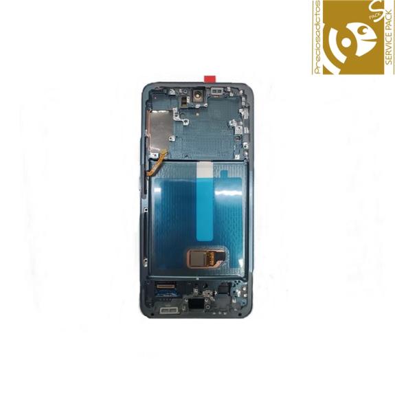 Pantalla para Samsung Galaxy S22 con marco verde SERVICE PACK