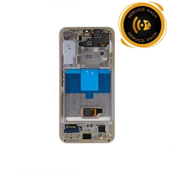 Pantalla para Samsung Galaxy S22 con marco violeta SERVICE PACK