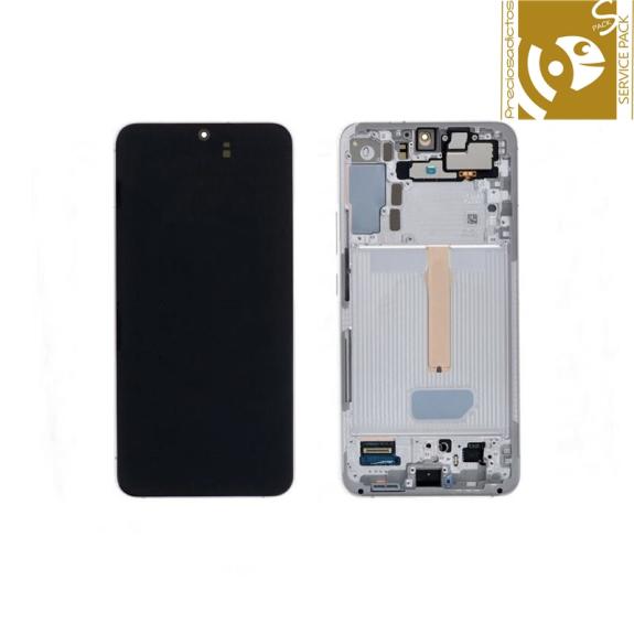 Pantalla para Samsung Galaxy S22 Plus blanco SERVICE PACK