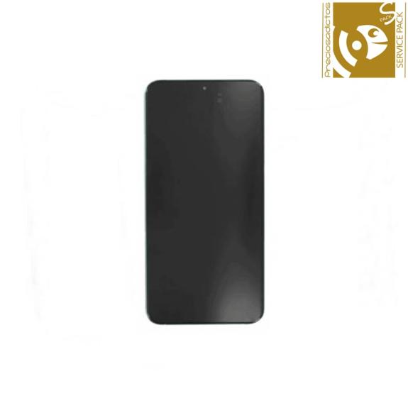 Pantalla para Samsung Galaxy S22 con marco verde SERVICE PACK