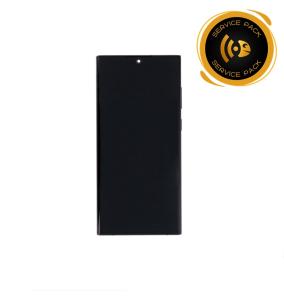 Pantalla para Samsung Galaxy S22 Ultra negro SERVICE PACK