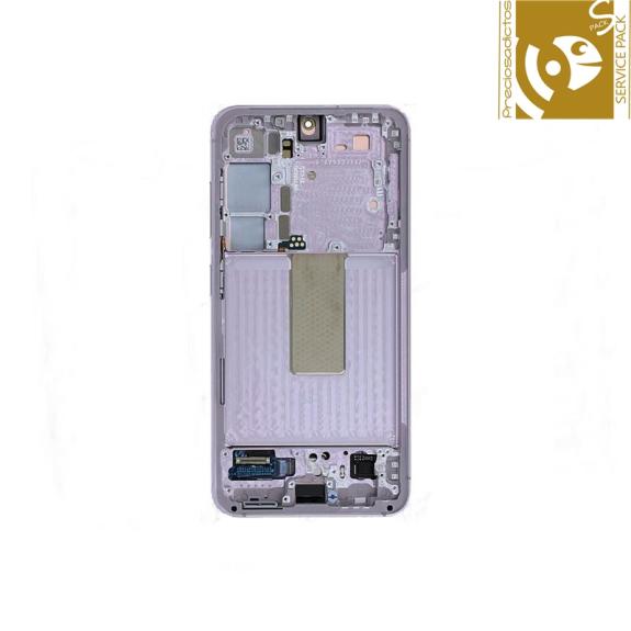 Pantalla para Samsung Galaxy S23 5G rosa SERVICE PACK