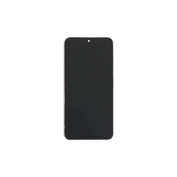 Pantalla Para Samsung Galaxy S23 en color plateado (con marco)