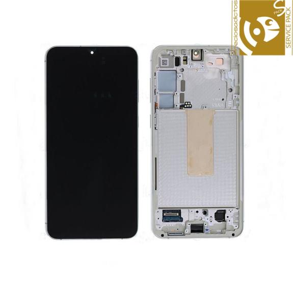 Pantalla para Samsung Galaxy S23 Plus 5G beige SERVICE PACK