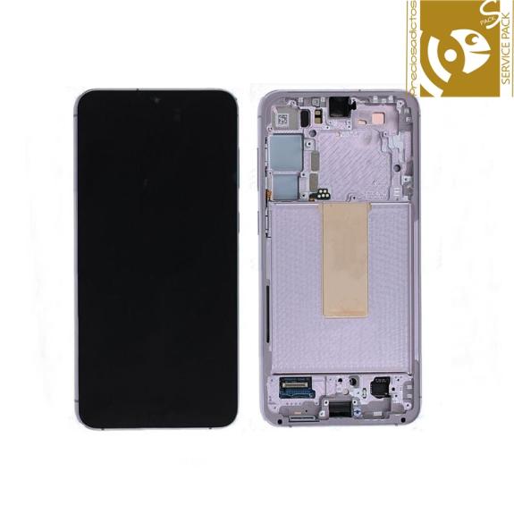 Pantalla para Samsung Galaxy S23 Plus 5G rosa SERVICE PACK