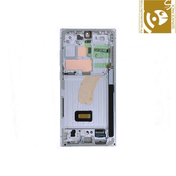 Pantalla para Samsung Galaxy S23 Ultra 5G azul SERVICE PACK