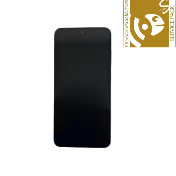 Pantalla Para Samsung Galaxy S25 5G Azul/Negro SERVICE PACK