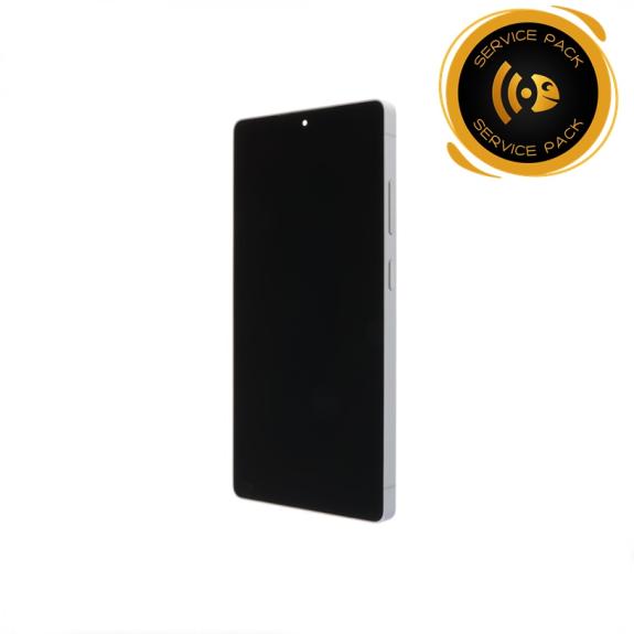 Pantalla Para Samsung Galaxy S25 Ultra marco gris SERVICE PACK