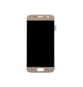 Pantalla para Samsung Galaxy S7 con marco Dorado (OLED)
