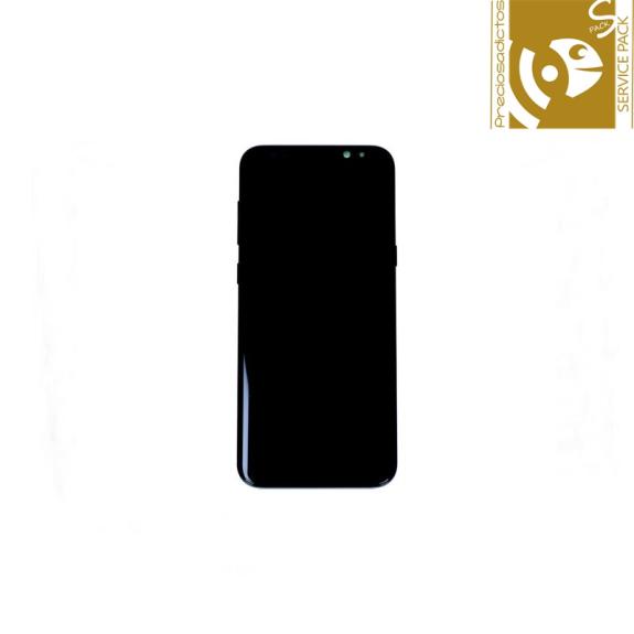 Pantalla para Samsung Galaxy S8 Plus negro SERVICE PACK