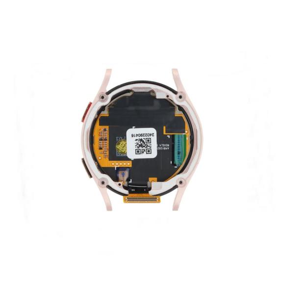 Pantalla para Samsung Galaxy Watch4 40mm con marco rosa