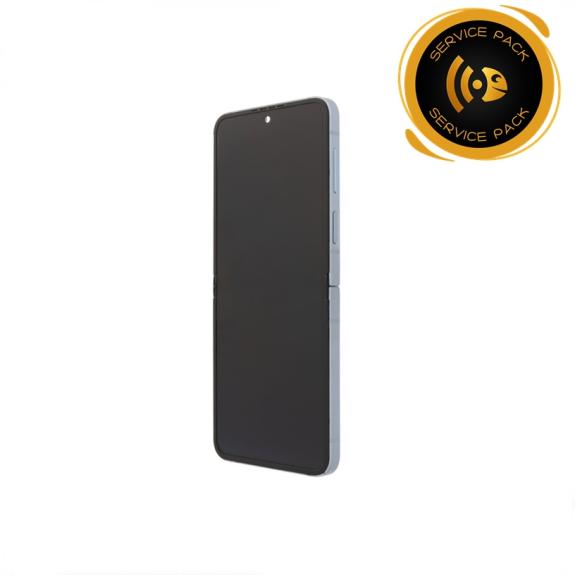 Pantalla para Samsung Galaxy Z Flip 6 marco azul SERVICE PACK
