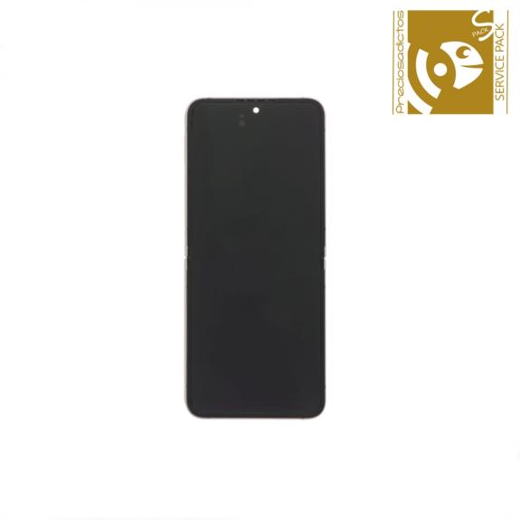 Pantalla para Samsung Galaxy Z Flip 7 FE blanco SERVICE PACK