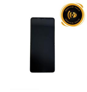 Pantalla Para Samsung Galaxy Z Flip 7 FE Marco Negro SERVICE PAC