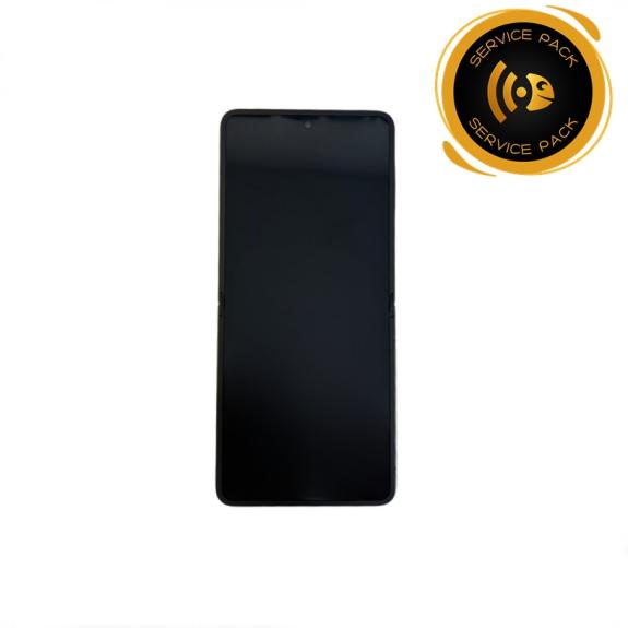 Pantalla Para Samsung Galaxy Z Flip 7 FE Marco Negro SERVICE PAC