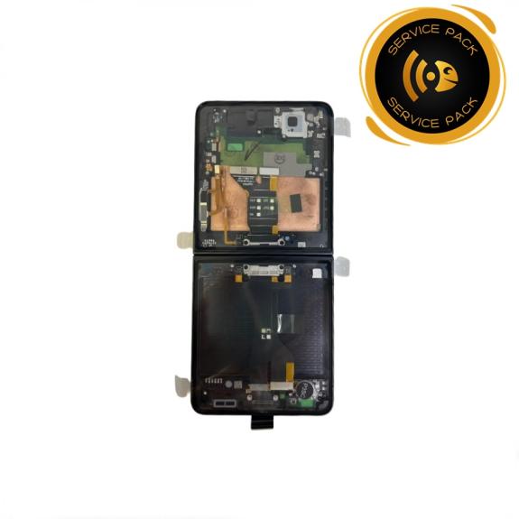 Pantalla Para Samsung Galaxy Z Flip 7 Marco Negro (SERVICE PACK)