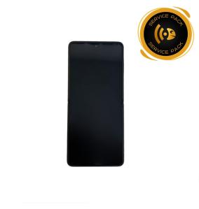 Pantalla Para Samsung Galaxy Z Flip 7 Marco Negro (SERVICE PACK)