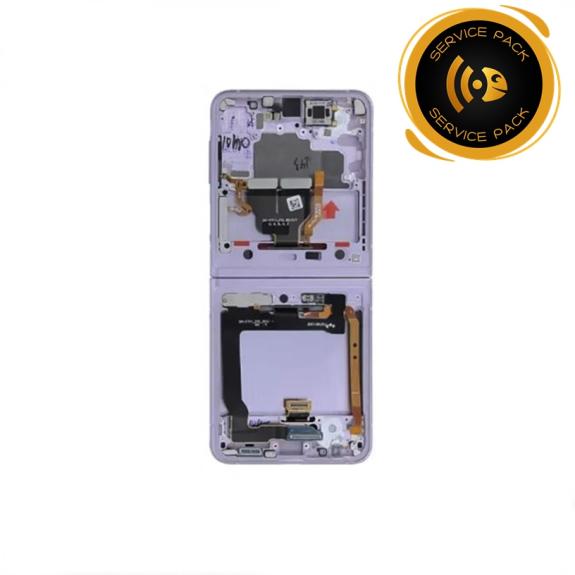 Pantalla para Samsung Galaxy Z Flip3 Lavanda sin cámara